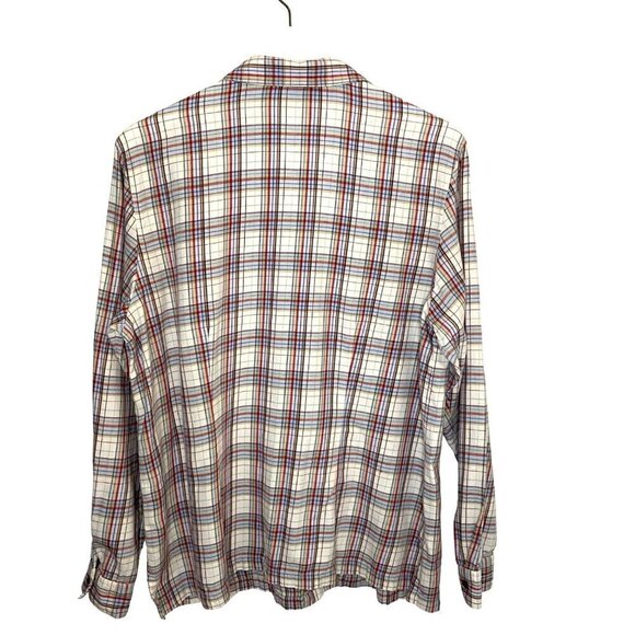 Crazy Horse Liz Claiborne Long Sleeve Plaid Button Front Shirt Women's Size‎ L - Picture 5 of 8